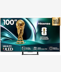 Hisense 100 Inch UHD Mini-LED 165HZ VRR Gaming TV