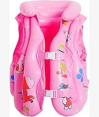 Casey Kids Medium Inflatable Swimming Vest Pink