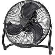 Alva Air 50cm High Velocity Matte Black Floor Fan