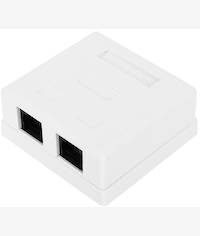 Netix CAT6 Shielded RJ45 FTP Dual Wall Box