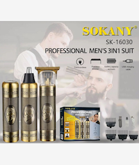 Sokany Professional 3In1 Set T Blade Shaver Gold