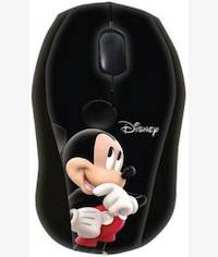 Disney Black Mickey Optical USB Mouse
