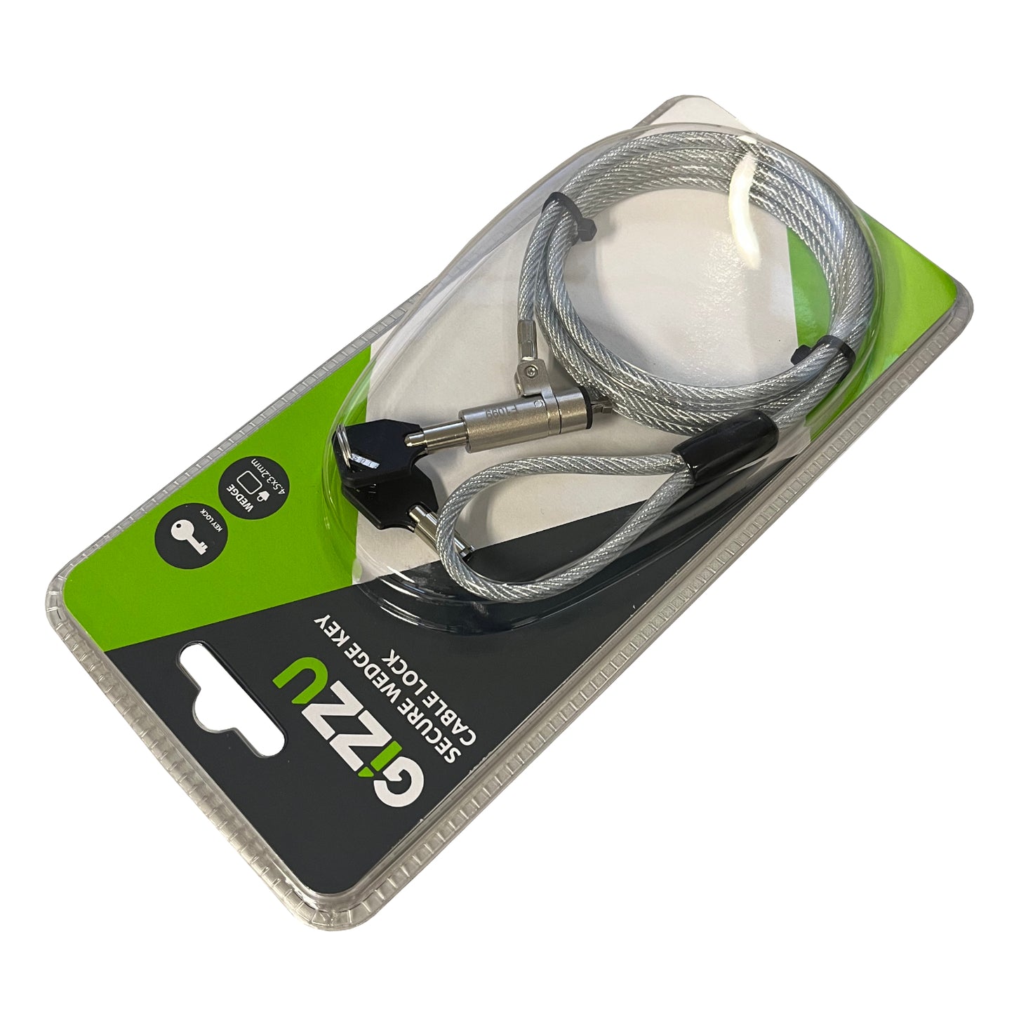 GIZZU 1.8m Wedge Cable Lock