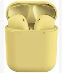 Geeko Siamese True Bluetooth 5.0 Wireless Earbuds Yellow