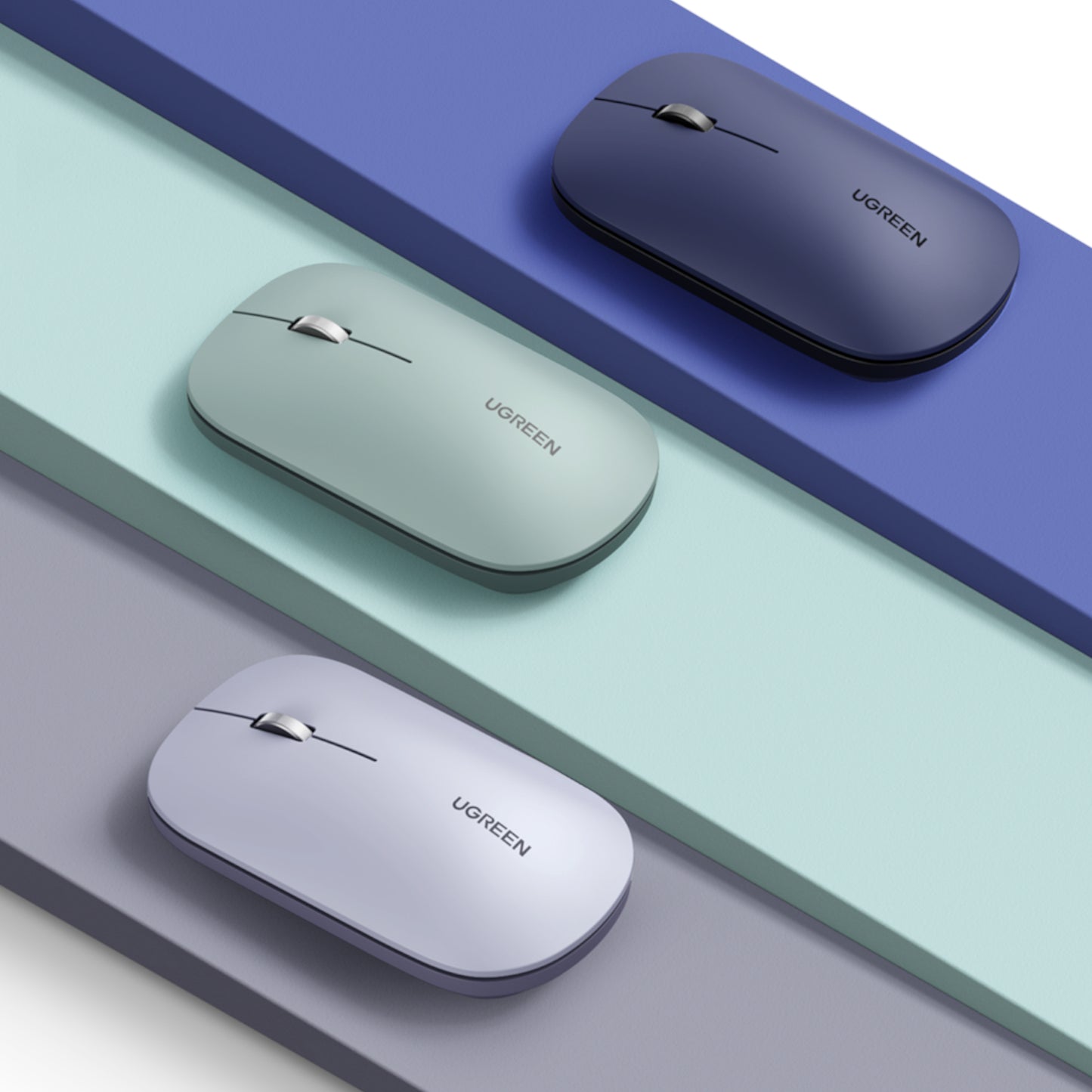 UGREEN Portable 2.4GHz Wireless Mouse - Grey