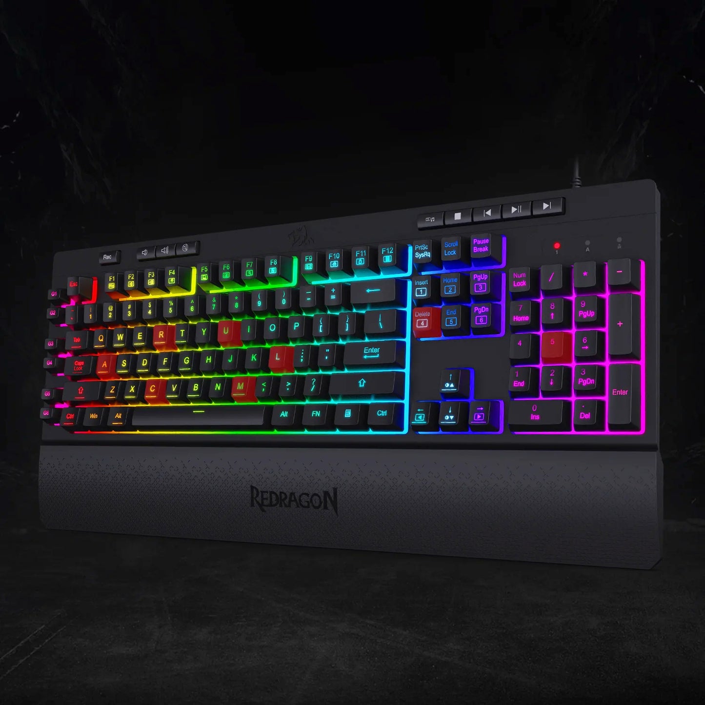REDRAGON KB MEMB SHIVA BK