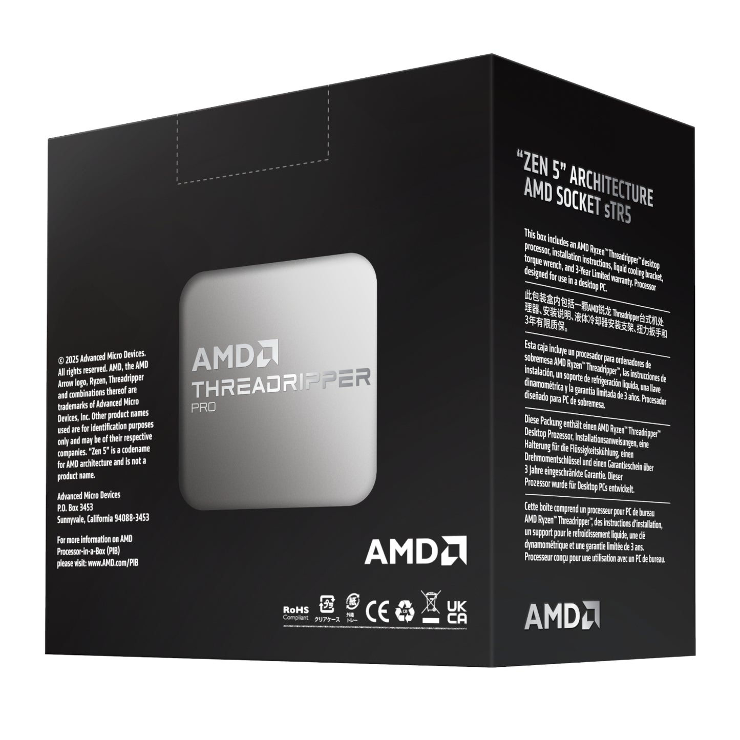 AMD Ryzen Threadripper Pro 9975WX 32-Core 4.0GHz CPU