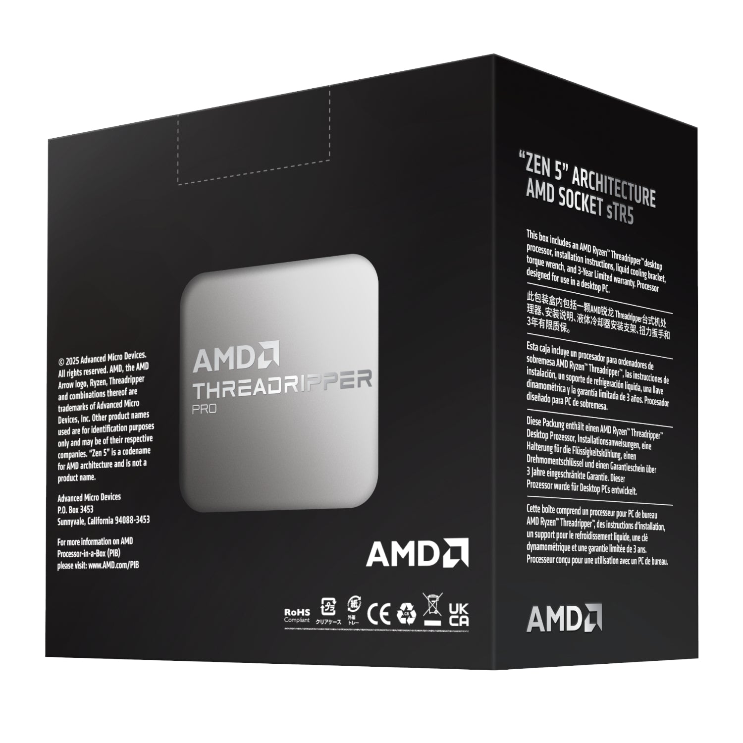 AMD Ryzen Threadripper Pro 9965WX 24 Core 4.2GHz CPU