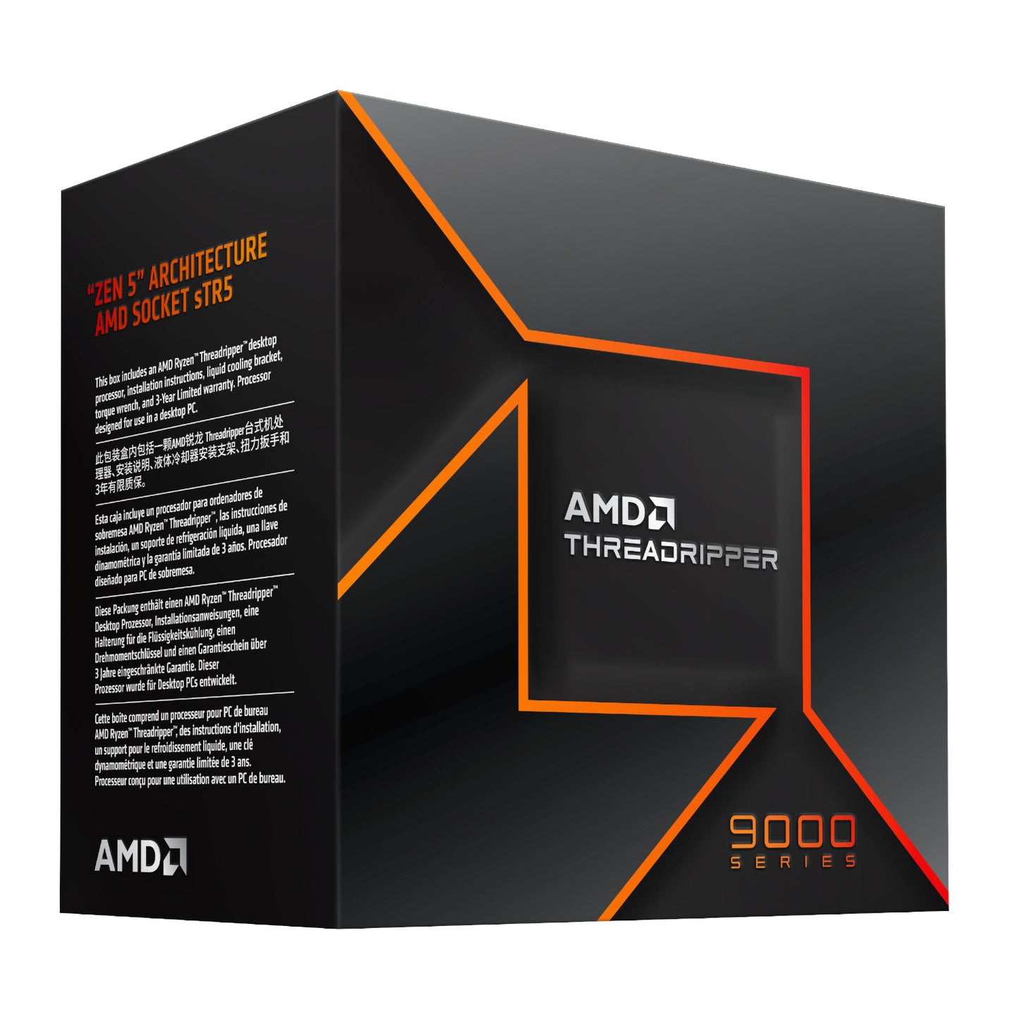 AMD Ryzen Threadripper 9970WX 32-Core 4.0GHz CPU