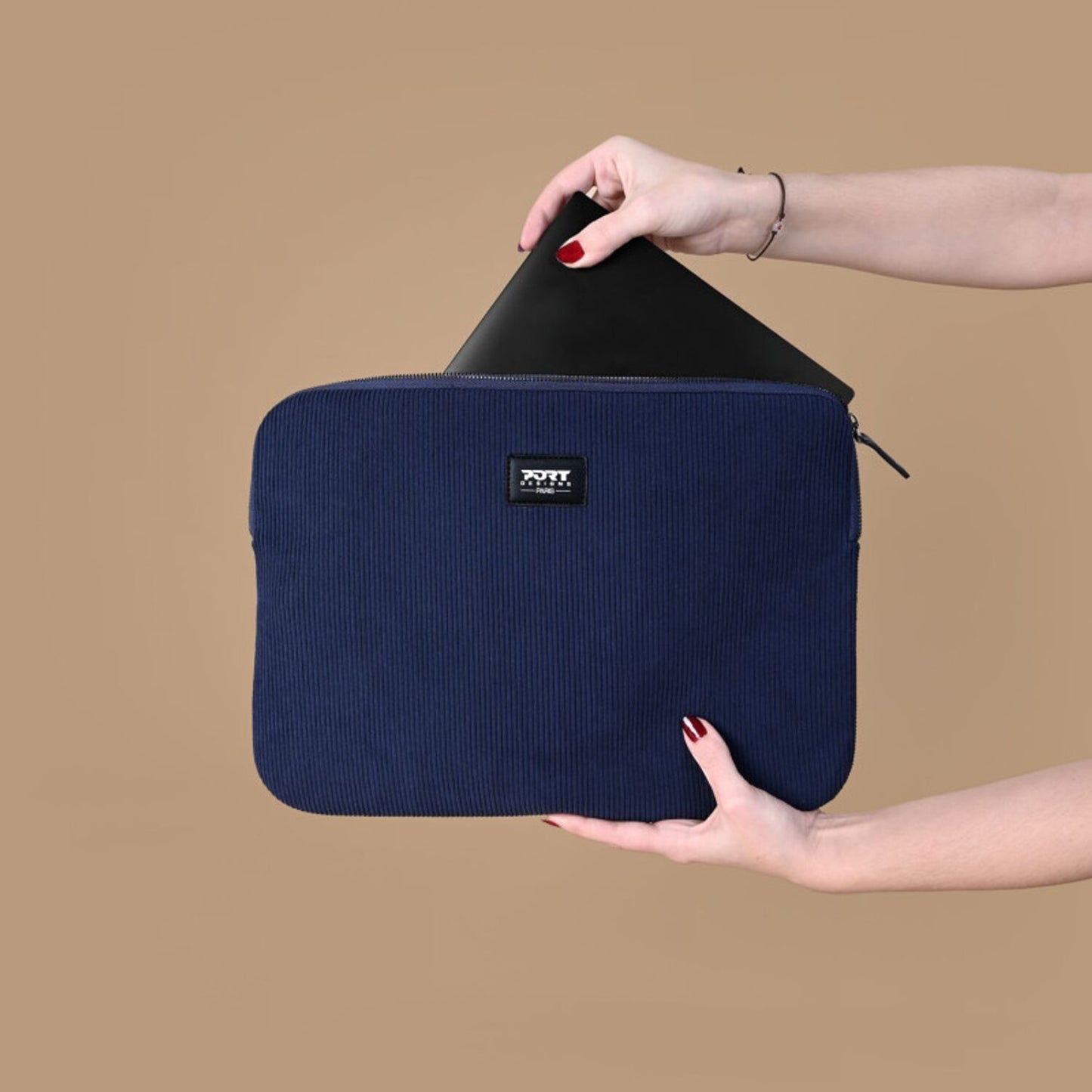 PORT MILANO II ECO laptop sleeve 16" Navy Blue