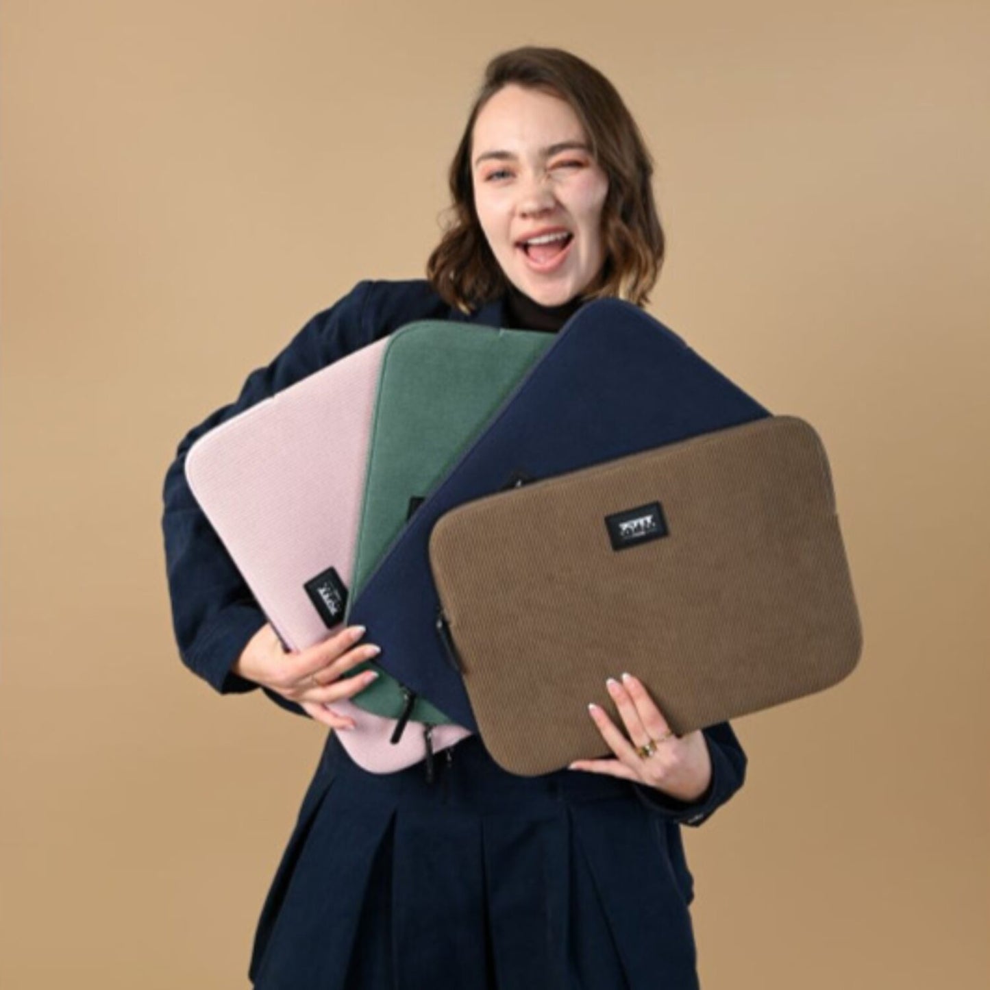 PORT MILANO II ECO laptop sleeve 16" Navy Blue