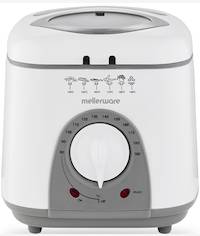 Mellerware Adjustable Temperature 1 Litre Plastic Deep Fryer