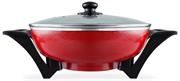 Mellerware 1500w Aluminium Red Electric Bangkok Wok