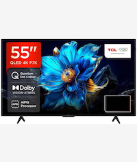 TCL P7K-UK 55Inch QLED Direct LED 4K HDR Smart Google TV