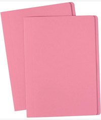 Marlin A4 Flat File Folders Pink Pack of 100