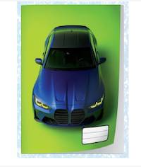 Marlin PreCut A4 Book Covers Blue BMW M3 5pack