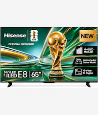 Hisense 65 Inch E8S UHD Mini LED 144Hz Smart TV
