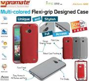 Promate Akton M8 Multi Colored Flexi Grip Case