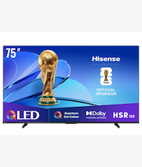 Hisense 75 Inch QLED 144Hz Smart LED TV