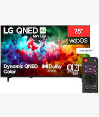 LG 75 Inch QNED70B6T QNED AI Mini LED 4K Smart TV