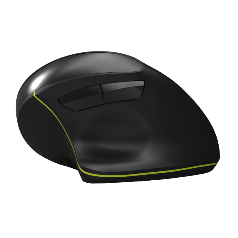 Port Connect Wireless Rechargeable Ergonoc Mouse Bluetooth- Black