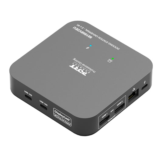 Port Connect Multi-port USB Type-C 2x4K Office Docking Station