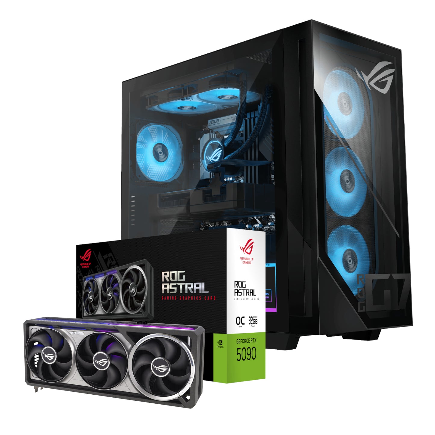 Asus ROG G700 Intel® Core™ Ultra 5 Windows 11 Home PC (RTX 5090 OC | 16GB DDR5 | 1TB NVMe)
