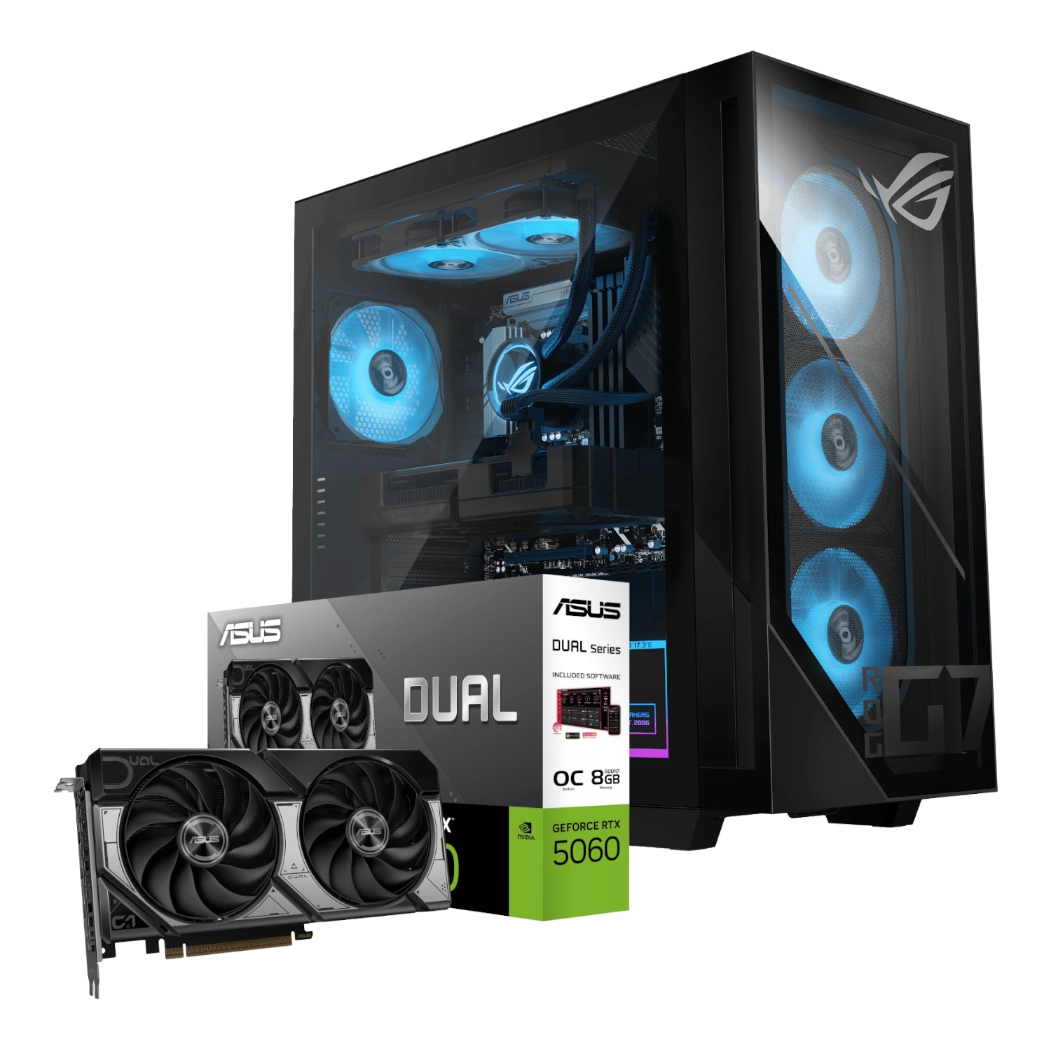 Asus ROG G700 Intel® Core™ Ultra 5 Windows 11 Home PC (RTX 5060 Dual | 16GB DDR5 | 1TB NVMe)