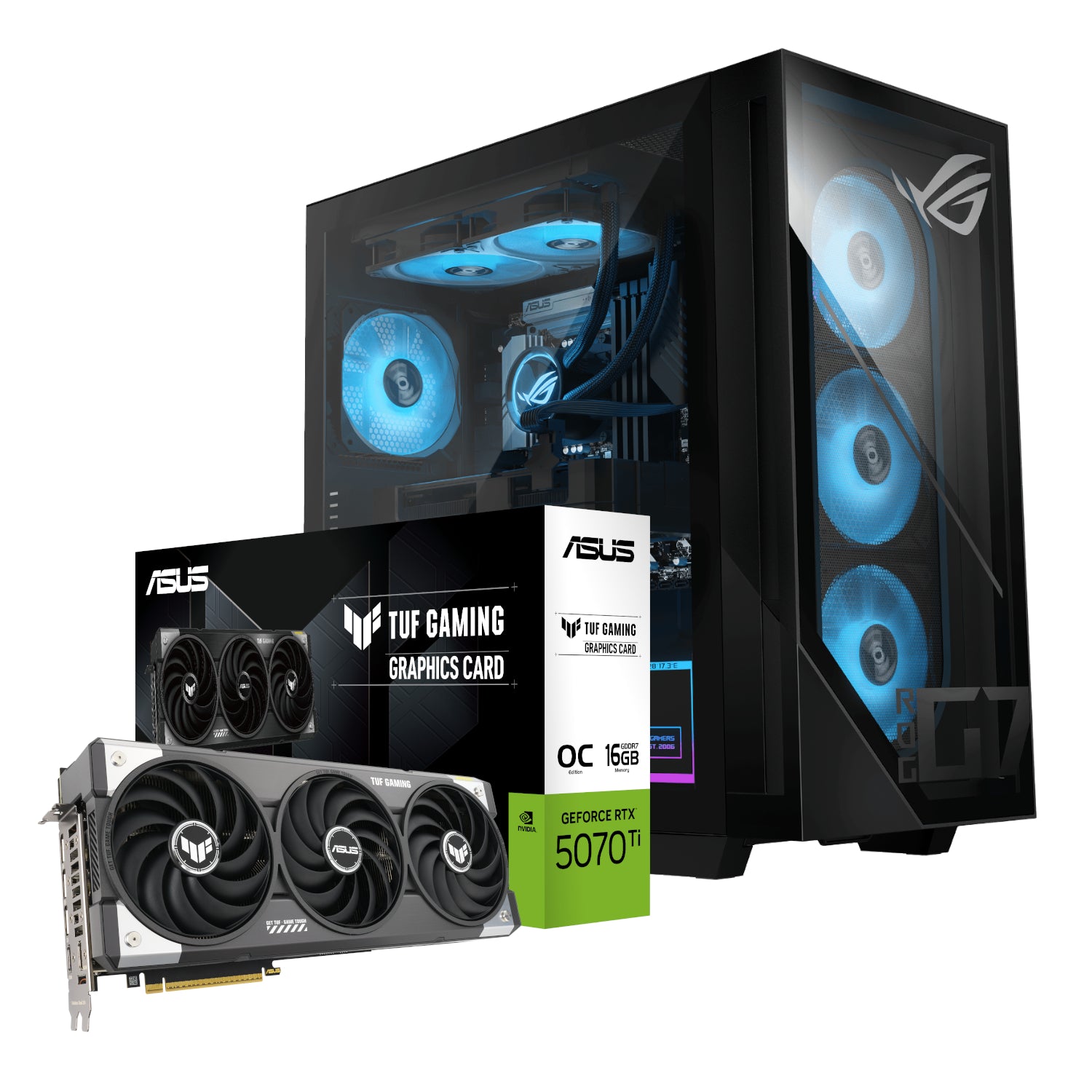 Asus ROG G700 Intel® Core™ Ultra 5 Windows 11 Home PC (RTX 5070 Ti TUF | 16GB DDR5 | 1TB NVMe)