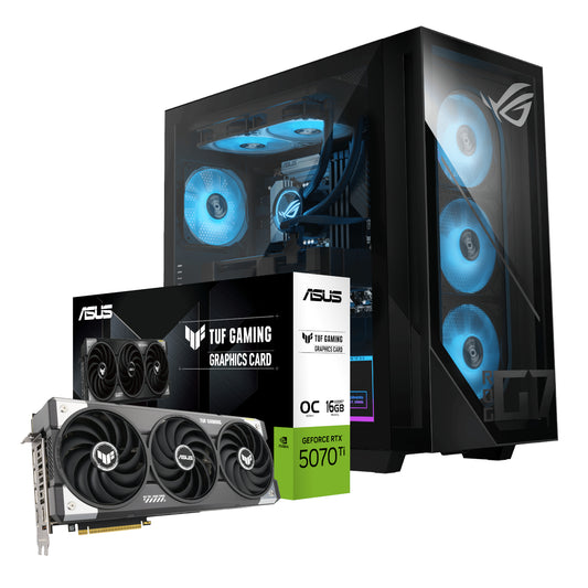 Asus ROG G700 Intel® Core™ Ultra 5 Windows 11 Home PC (RTX 5070 Ti TUF | 16GB DDR5 | 1TB NVMe)