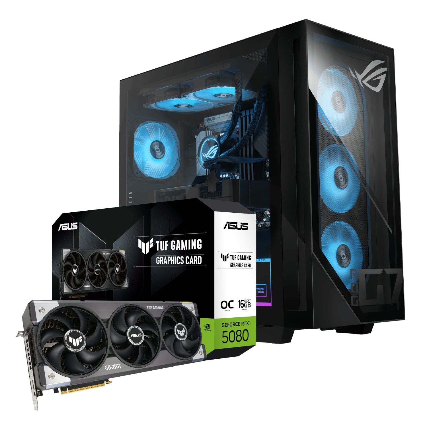 Asus ROG G700 Intel® Core™ Ultra 5 Windows 11 Home PC (RTX 5080 TUF | 16GB DDR5 | 1TB NVMe)