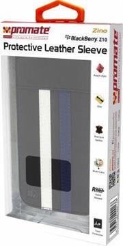 Promate Blue Zino BlackBerry Z10 Protective Leather Sleeve