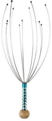 Casey 12 Fingers Head and Scalp Hand-Held Manual Massager Blue