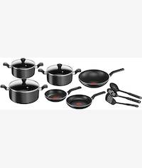 Tefal Super Cook 12pc Set Non Stick Pans