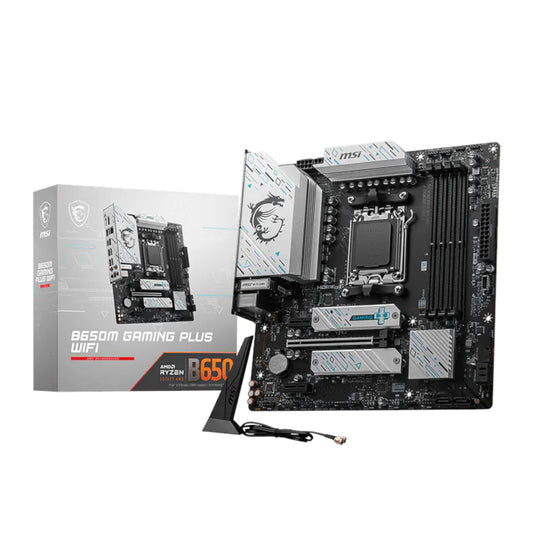 MSI B650M Gaming Plus WiFi AM5 M-ATX Gaming Motherboard