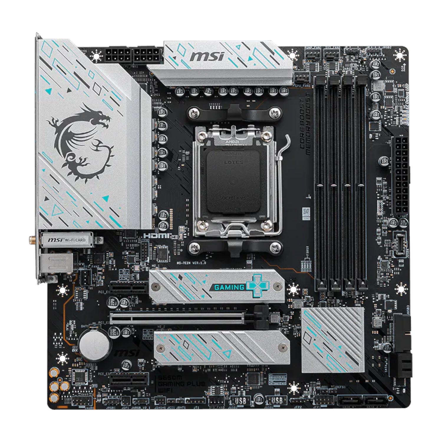 MSI B650M Gaming Plus WiFi AM5 M-ATX Gaming Motherboard
