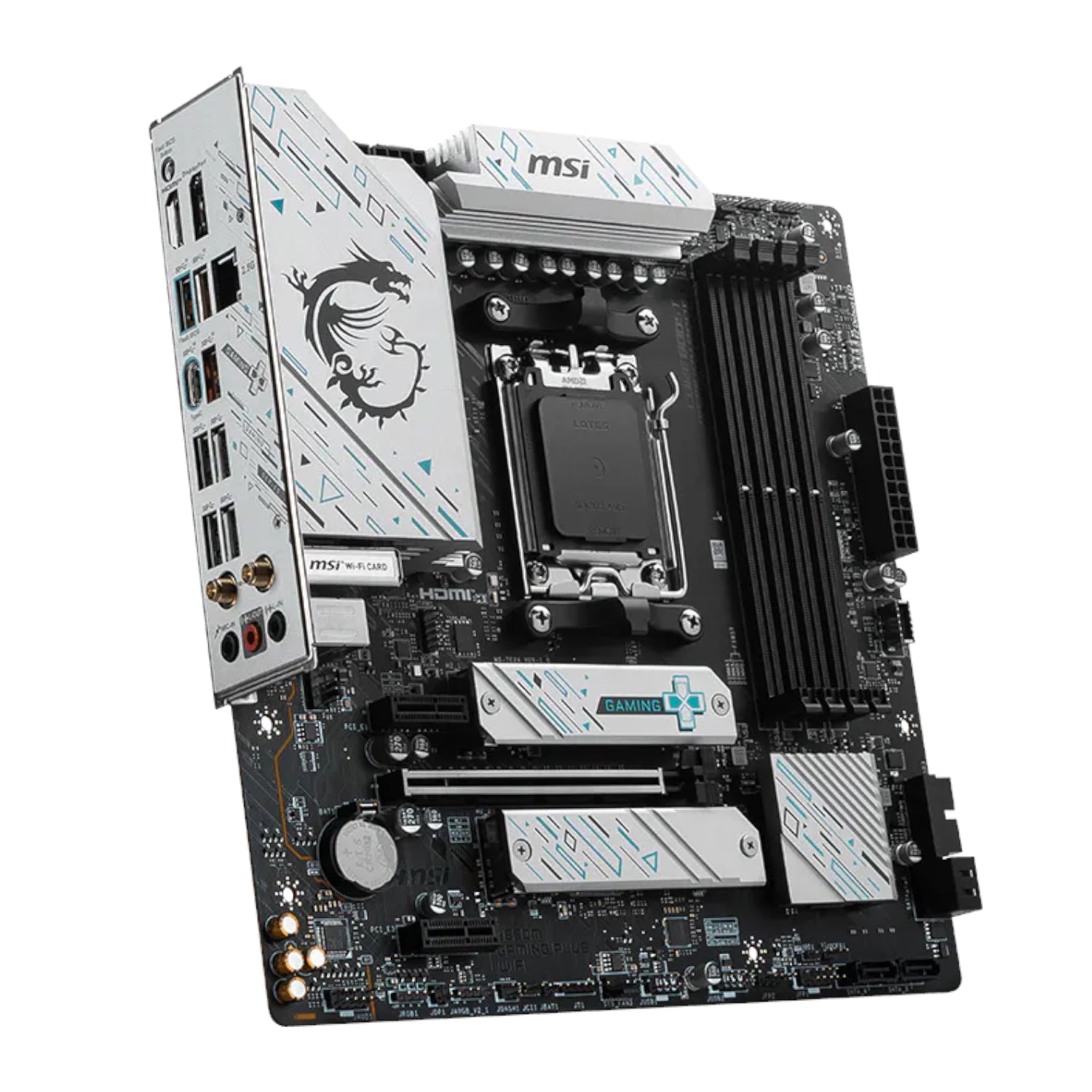MSI B650M Gaming Plus WiFi AM5 M-ATX Gaming Motherboard