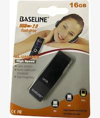 Baseline 16GB USB 2.0 Flash Drive