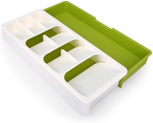Casey Cutlery 9 Compartments Drawer Organizer Colour Cream My Store