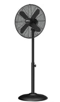 Alva Air 40cm Matte Black Finish Telescopic Pedestal Fan My Store