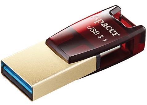 Apacer AH180 64GB USB 3.2 Gen 1 Dual Flash Drive My Store
