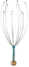 Casey 12 Fingers Head and Scalp Hand-Held Manual Massager Blue My Store