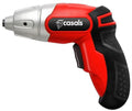 Casals Screwdriver Cordless 10 Piece Set Plastic Red My Store