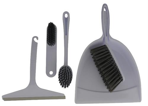 Casey 5 Pack Dust Pan Broom Set White My Store