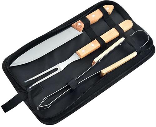 Casey 3-Piece Stainless Steel Braai Utensil Set My Store