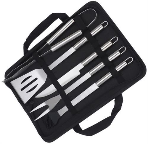 Casey 5-Piece Stainless Steel Braai Utensil Set My Store