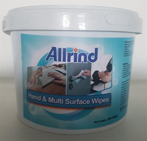 Allrind Hand and Multi Surface Sanitizing Wet My Store