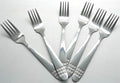 Casey Catering 6 Piece Stainless Steel Dinner Table Forks Square Design My Store