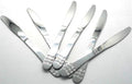 Casey Catering 6 Piece Stainless Steel Dinner Knives Set Square Design My Store