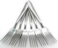 Casey Catering 6 Piece Stainless Steel Dinner Dessert Forks -Plain Design My Store